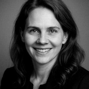 Zwart-wit portret van HR manager